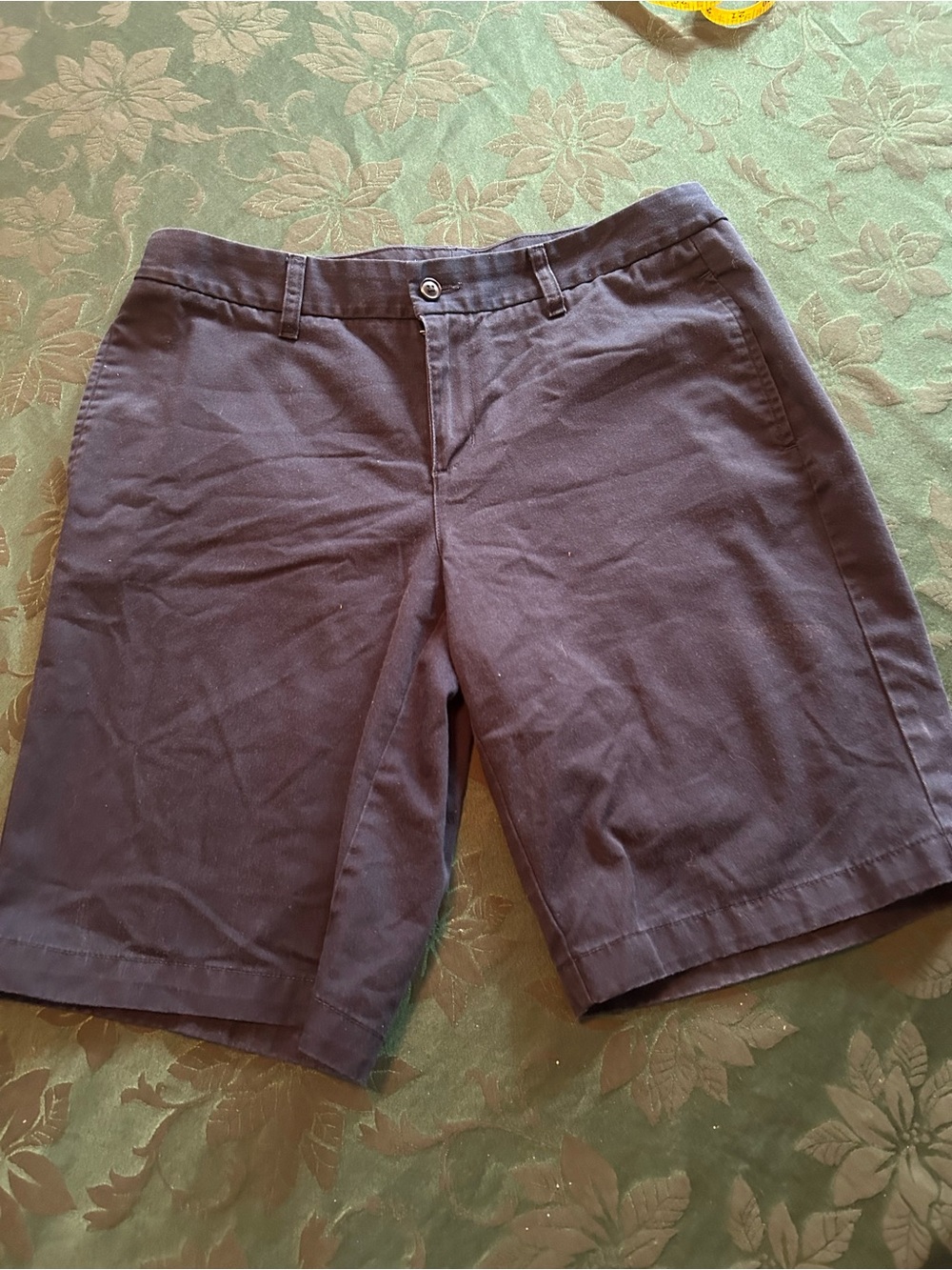 Lands end ladies navy shorts size 8.